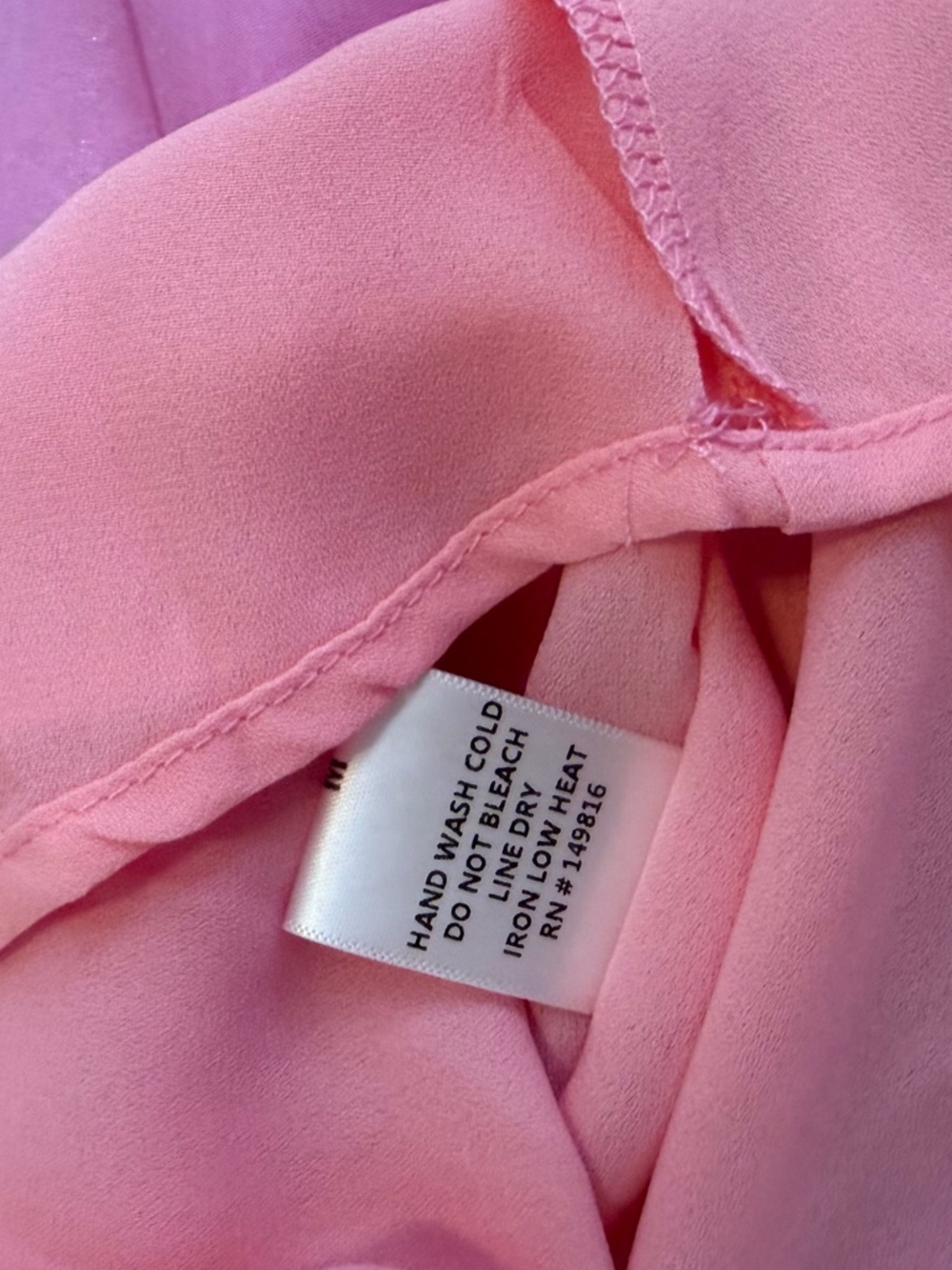 FORE Pink Puff Sleeve Mini Dress Women's Size Medium Square Neck Cottagecore - Picture 10 of 11